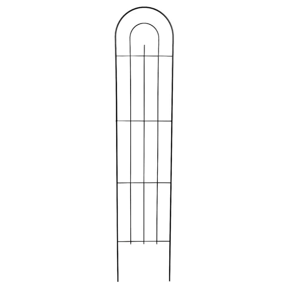 Spaljé Metall Svart 120 cm