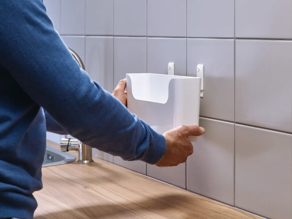 Spik Självhäftande Kakel & Metall 2-pack Tesa