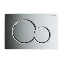 Spolplatta Sigma01 Svart Blank Geberit