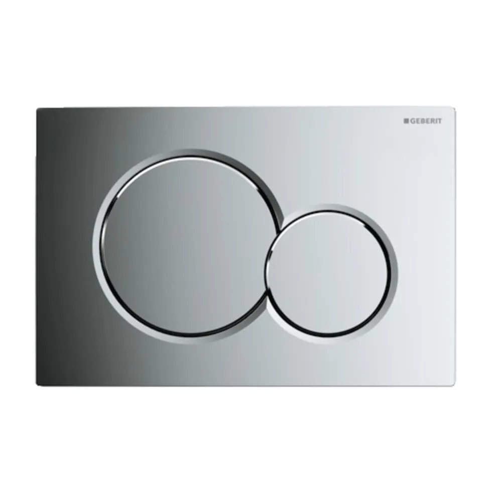 Spolplatta Sigma01 Svart Blank Geberit