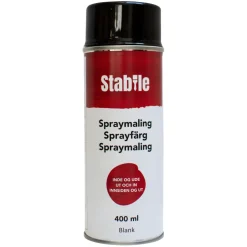 Sprayfärg Svart Blank 400 ml Stabile