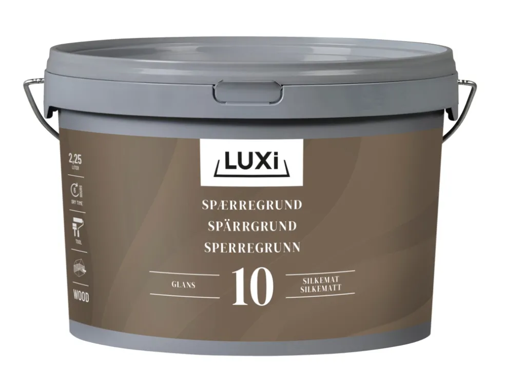 Spärrgrund Vit 2,25 L Luxi