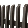 Staket Fjordby Svart 160 x 80 cm