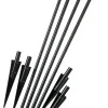 Staketstolpe Stål Svart 106 cm
