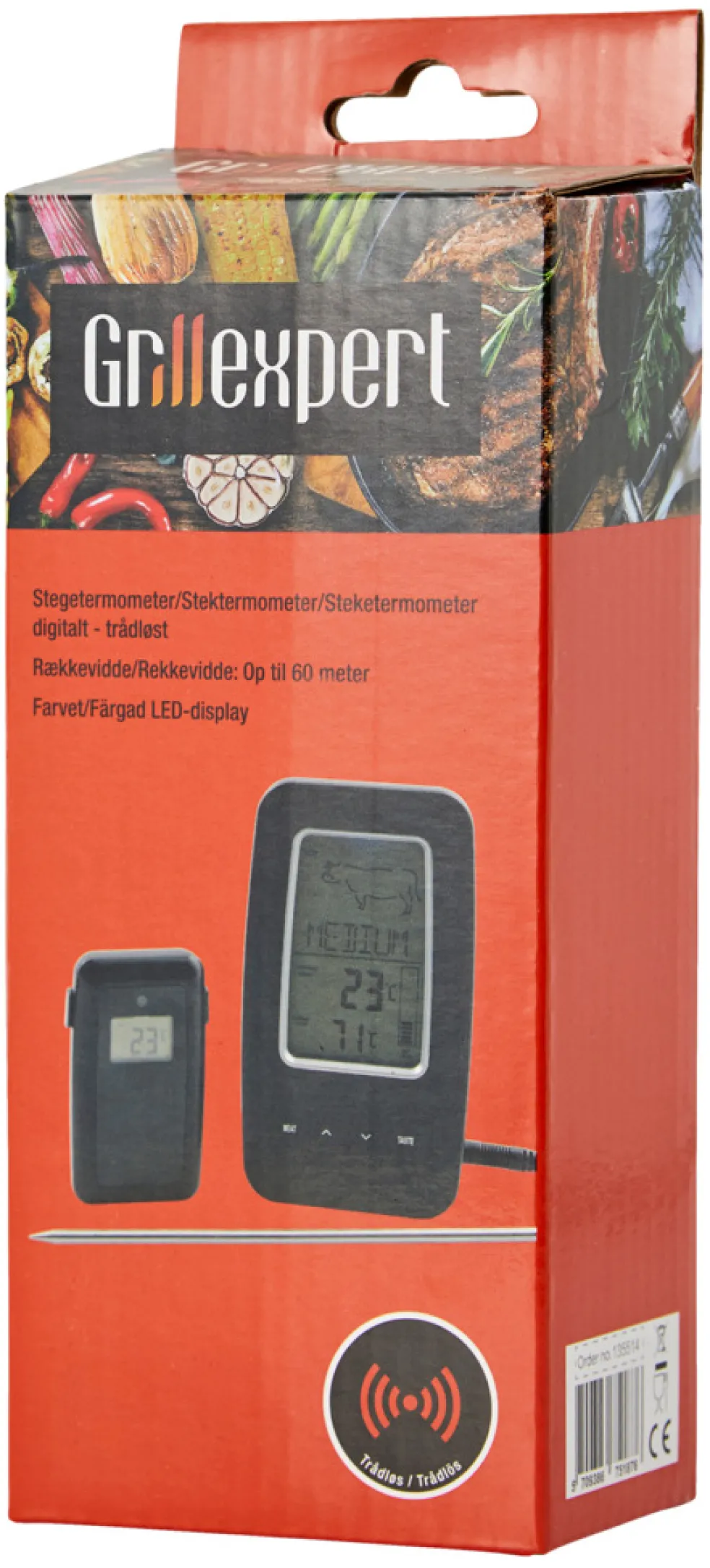 Stektermometer Trådlös