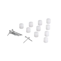Stift t/hyllplan Vit 10-pack Elfa