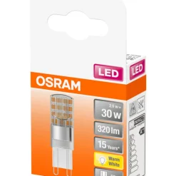 Stiftlampa LED 2,6W G9 Osram