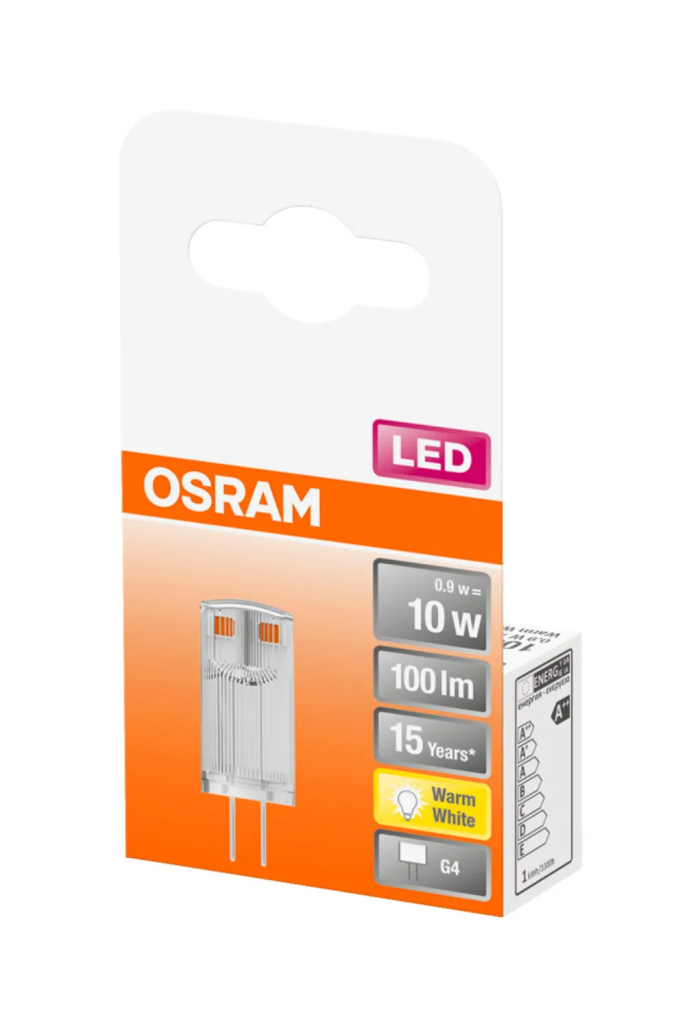 Stiftlampa LED 0,9W G4 Osram