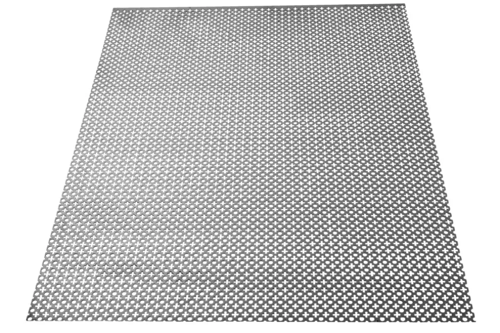 Stålplåt 453B Perforerad 1 x 400 x 500 mm