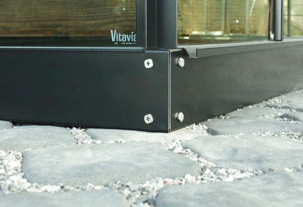 Stålsockel 7500 Svart 7,5 m² Vitavia