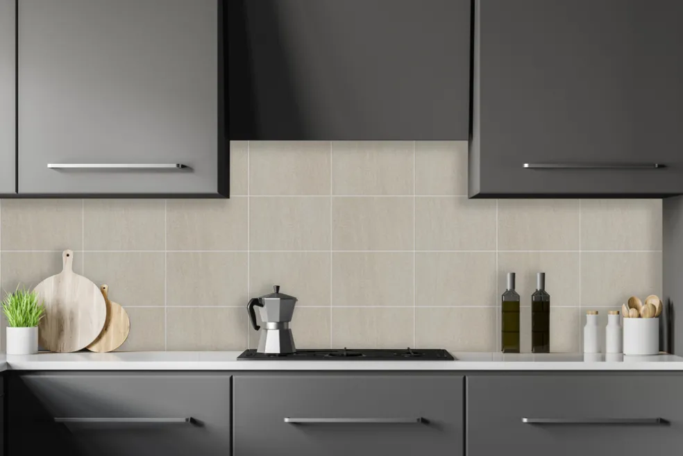 Stänkskydd Kerra Sandsten 600 x 600 mm Kitchenline