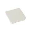 Stolphatt Vit 70 x 70 mm Steel Design