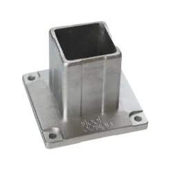 Stolpsko Galvad 120 x 120 mm Steel Design