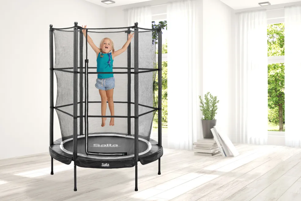 Studsmatta Junior Svart Ø140 cm Salta