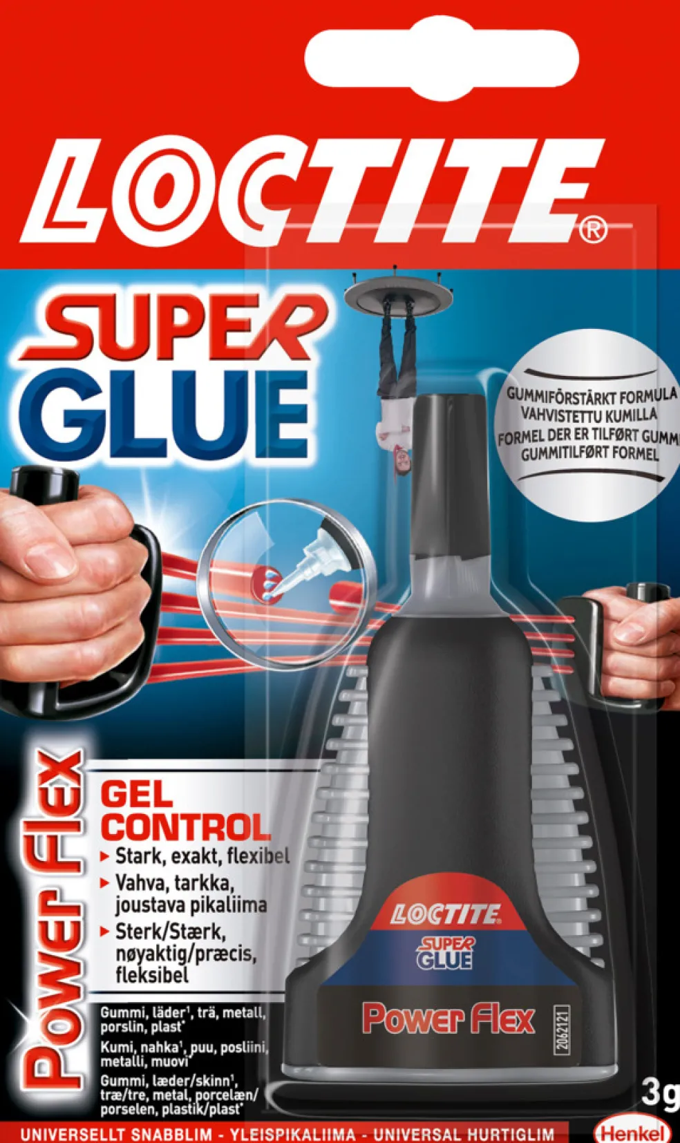 Superlim Power Gel Control 3 g Loctite