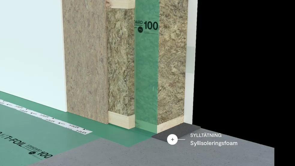 Syllisolering 145 x 7 mm - 10 m Tecca
