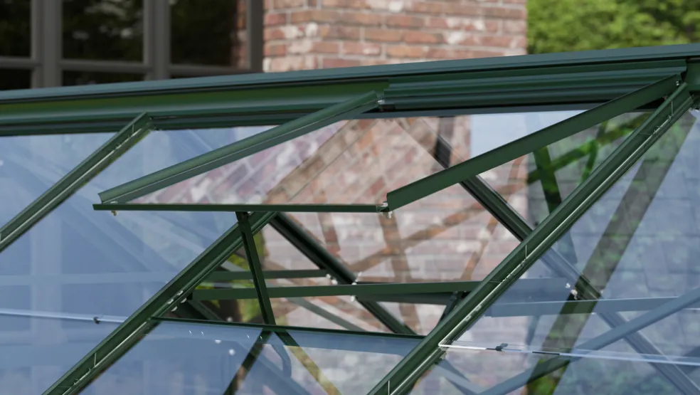 Takfönster Växthus Grön 602 x 610 mm Vitavia