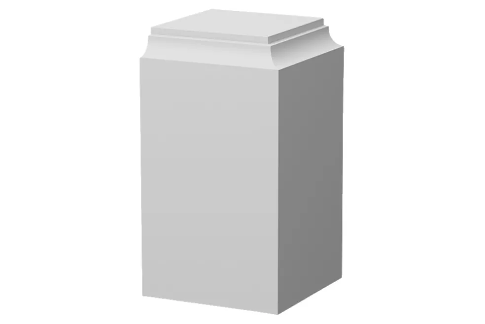 Takkloss Innerhörn Furu Vit 50 x 50 x 90 mm 2-pack EHL Prolist