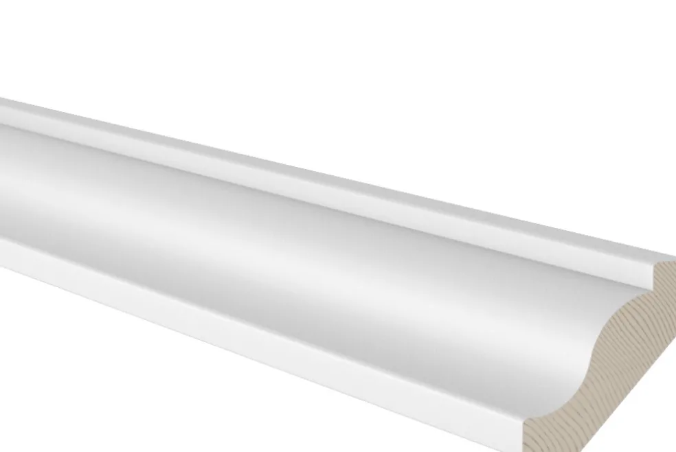 Taklist Allmoge Furu Vit 15 x 56 mm - 3,6 m EHL Prolist