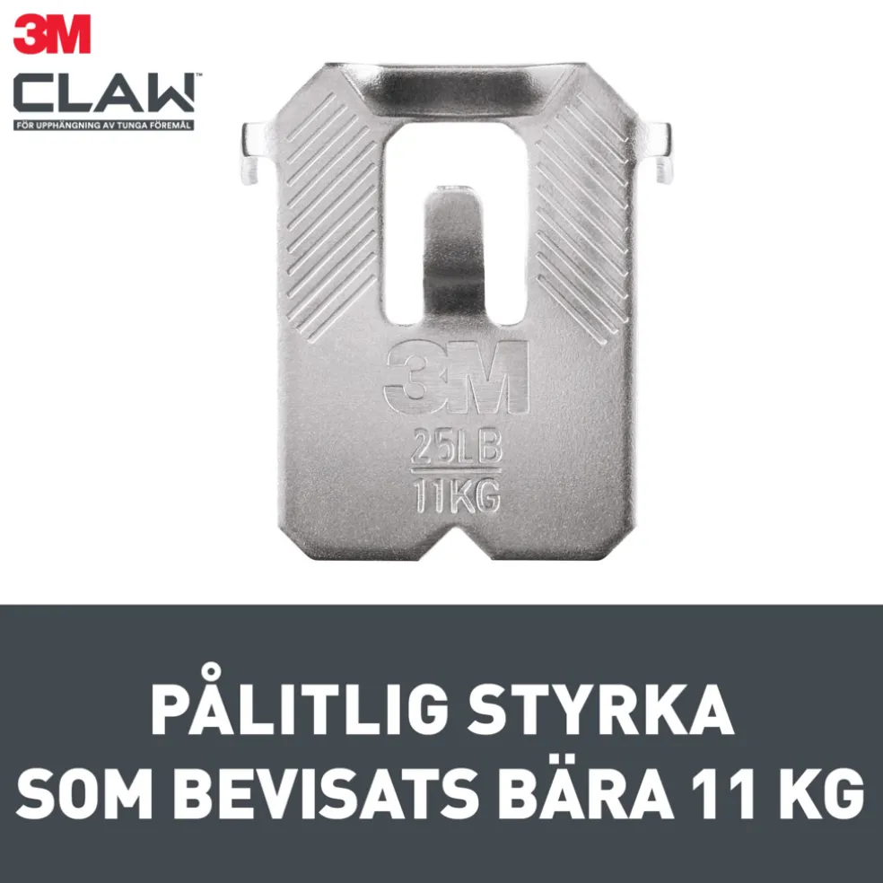 Tavelkrok 3M Claw 11 kg 2-pack