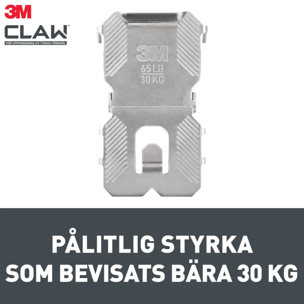 Tavelkrok 3M Claw 30 kg 2-pack