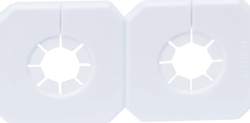 Täckbricka Vit Ø12 mm 2-pack Gelia