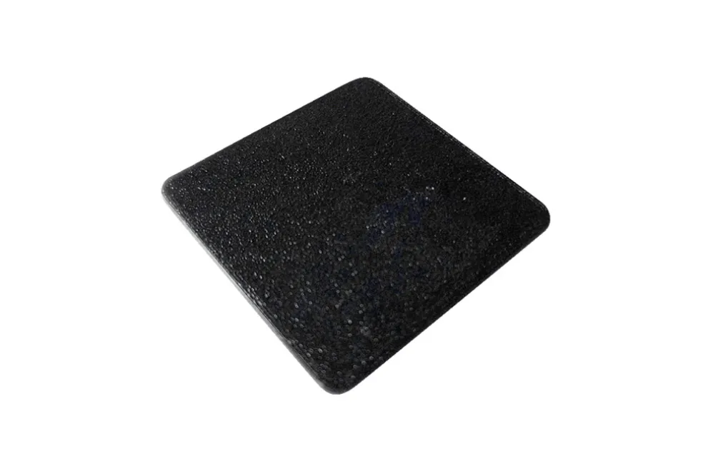 Täcklock t/staketstolpe Svart 50 x 50 mm Steel Design
