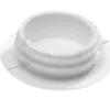 Täcklock Vit 14 mm 12-pack Heco