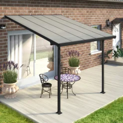 Terrasstak Feria 9 m² Antracit Canopia by Palram