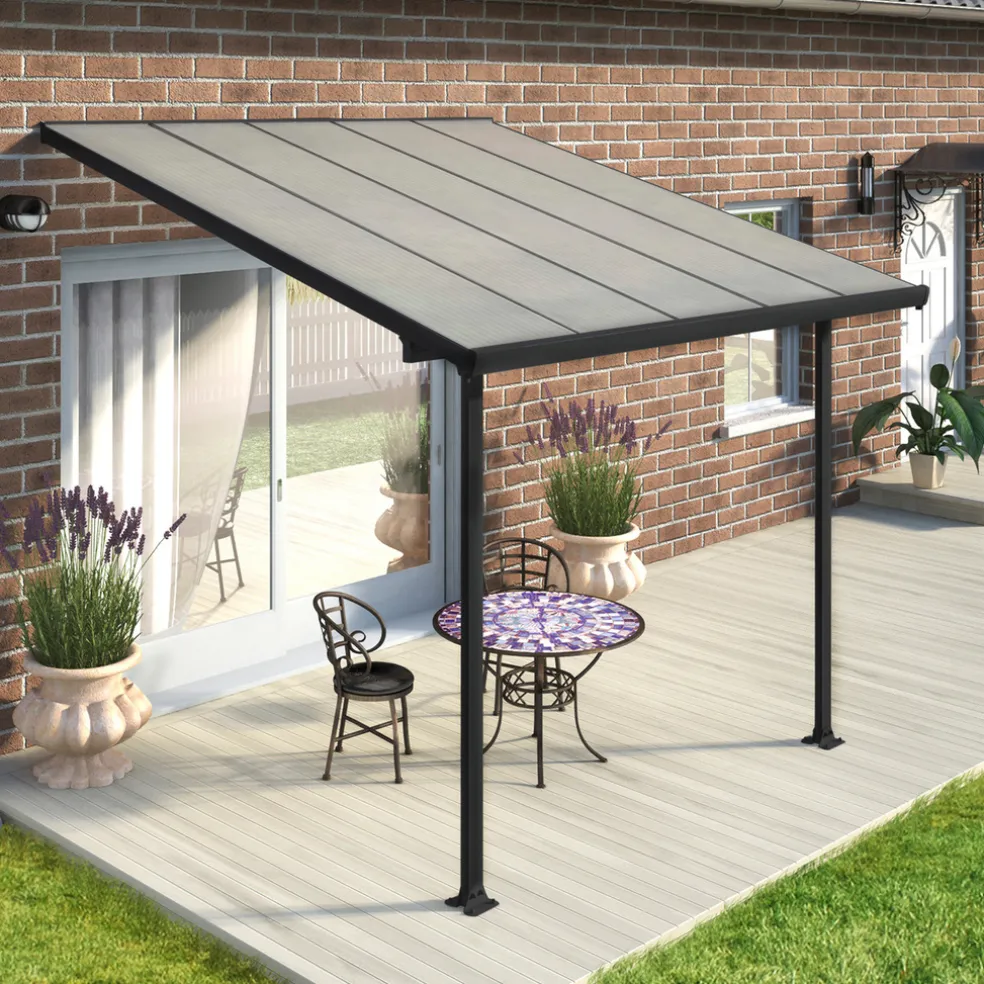 Terrasstak Feria 9 m² Antracit Canopia by Palram