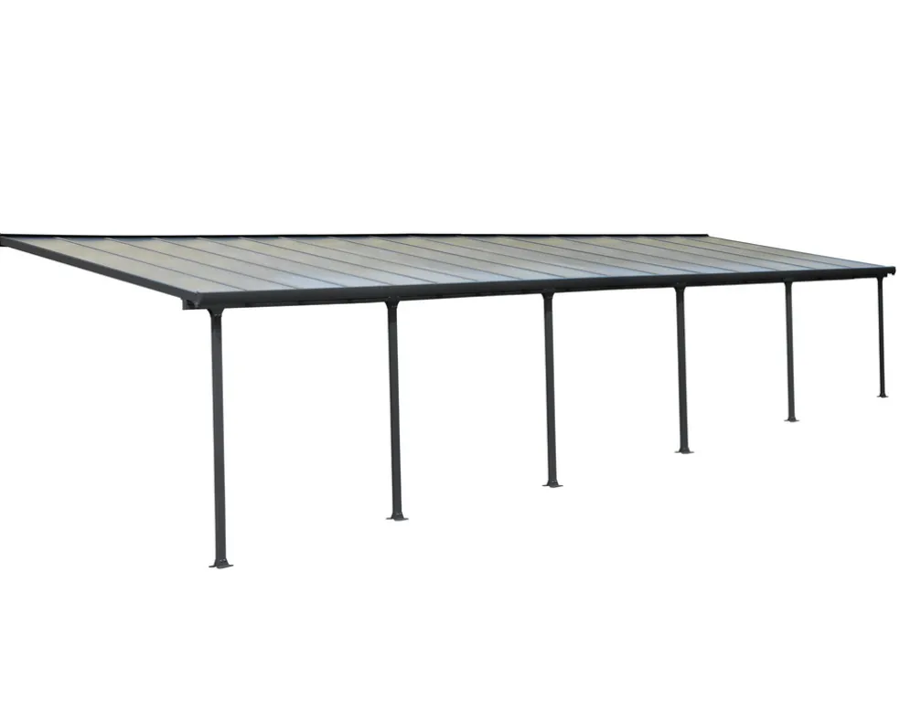 Terrasstak Feria 30,4 m² Antracit Canopia by Palram