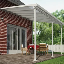 Terrasstak Feria 4 x 4,2 m Vit Canopia by Palram