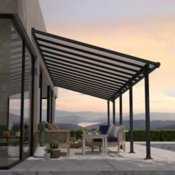 Terrasstak Olympia 27,2 m² Antracit Canopia by Palram