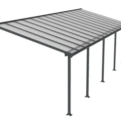 Terrasstak Olympia 25,3 m² Antracit Canopia by Palram