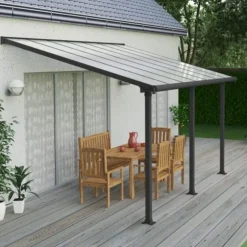 Terrasstak Olympia 12,5 m² Antracit Canopia by Palram