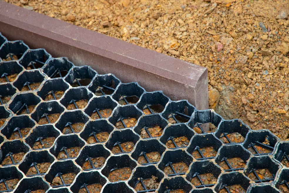 Terrängarmering Svart 600 x 400 x 40 mm 4-pack