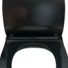 Toalettsits Slim Softclose Svart Carat
