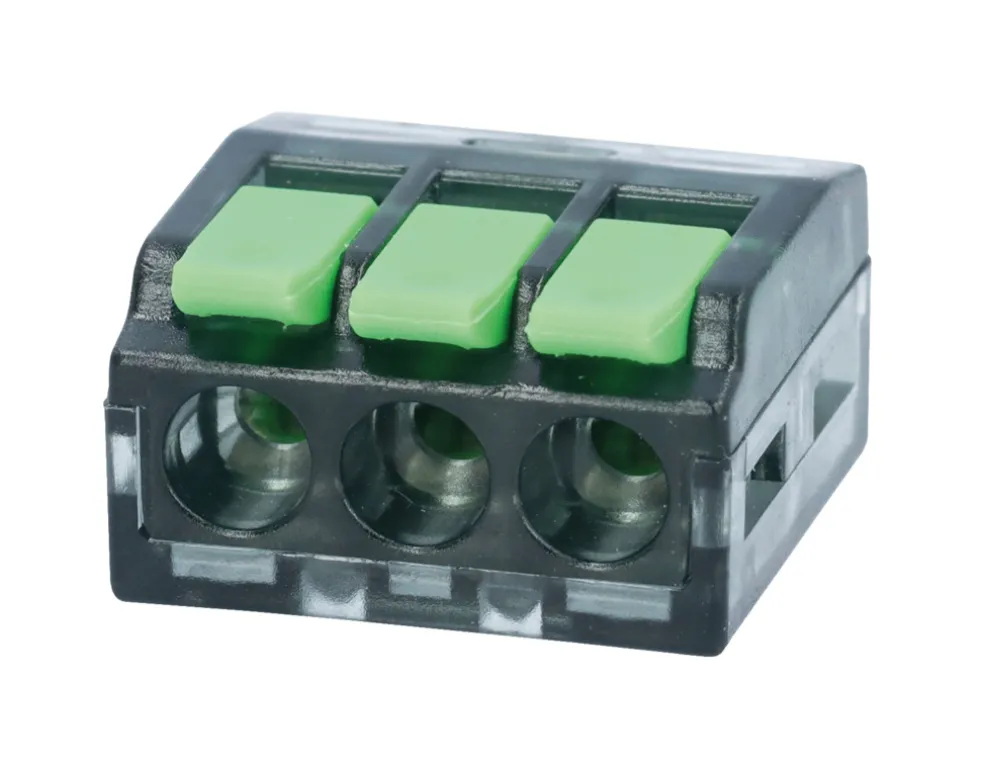Toppklämma Öppningsbar 3-pol 4-pack