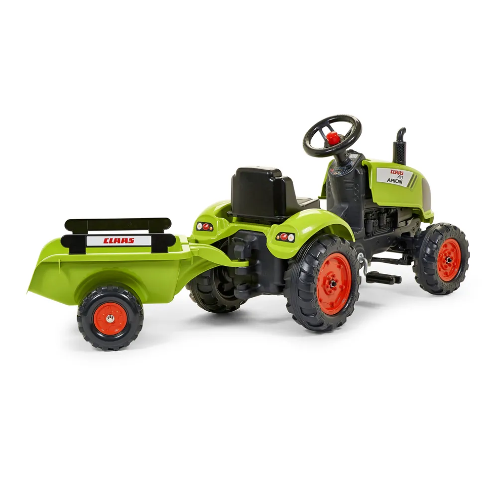Traktor Claas m/släp Grön Falk