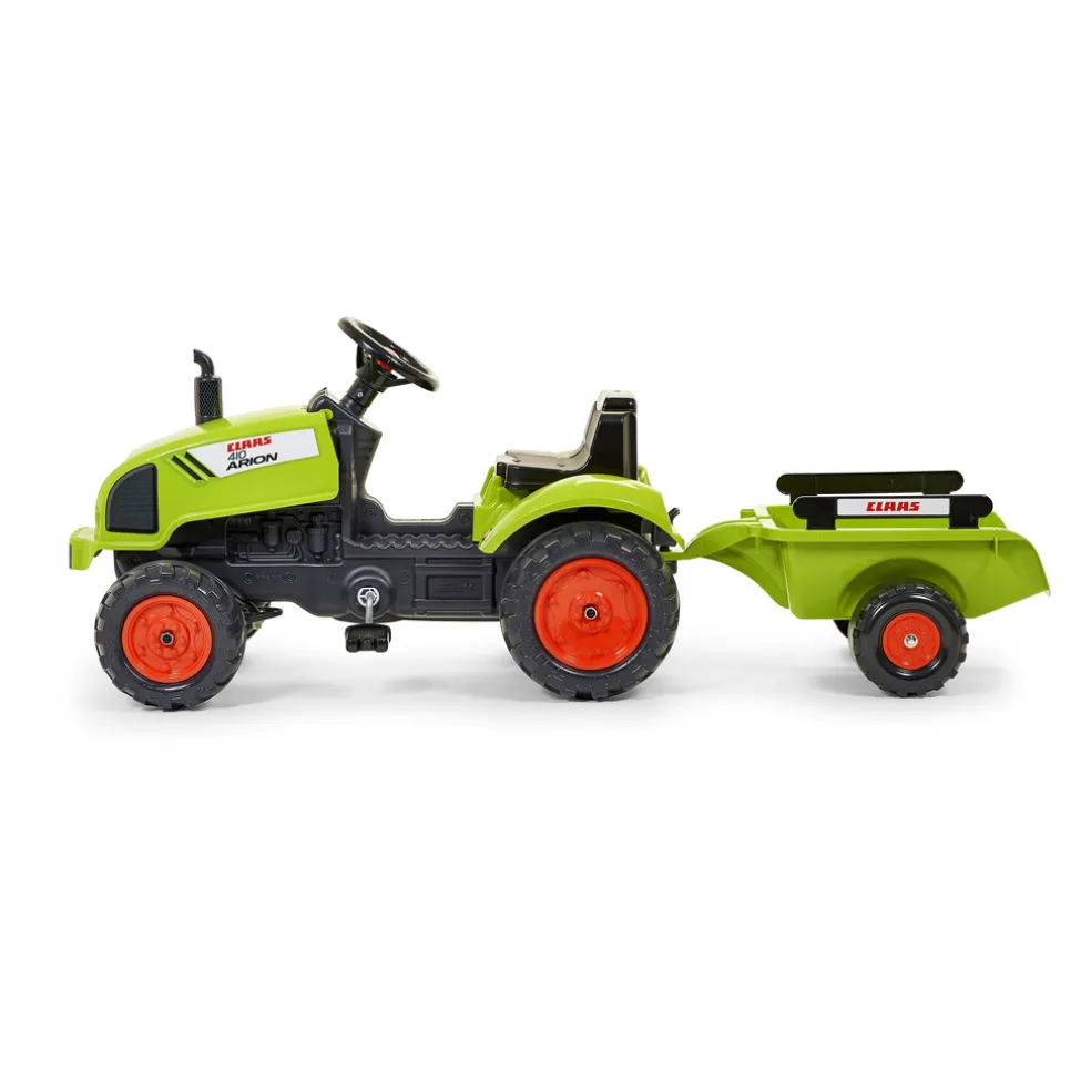 Traktor Claas m/släp Grön Falk