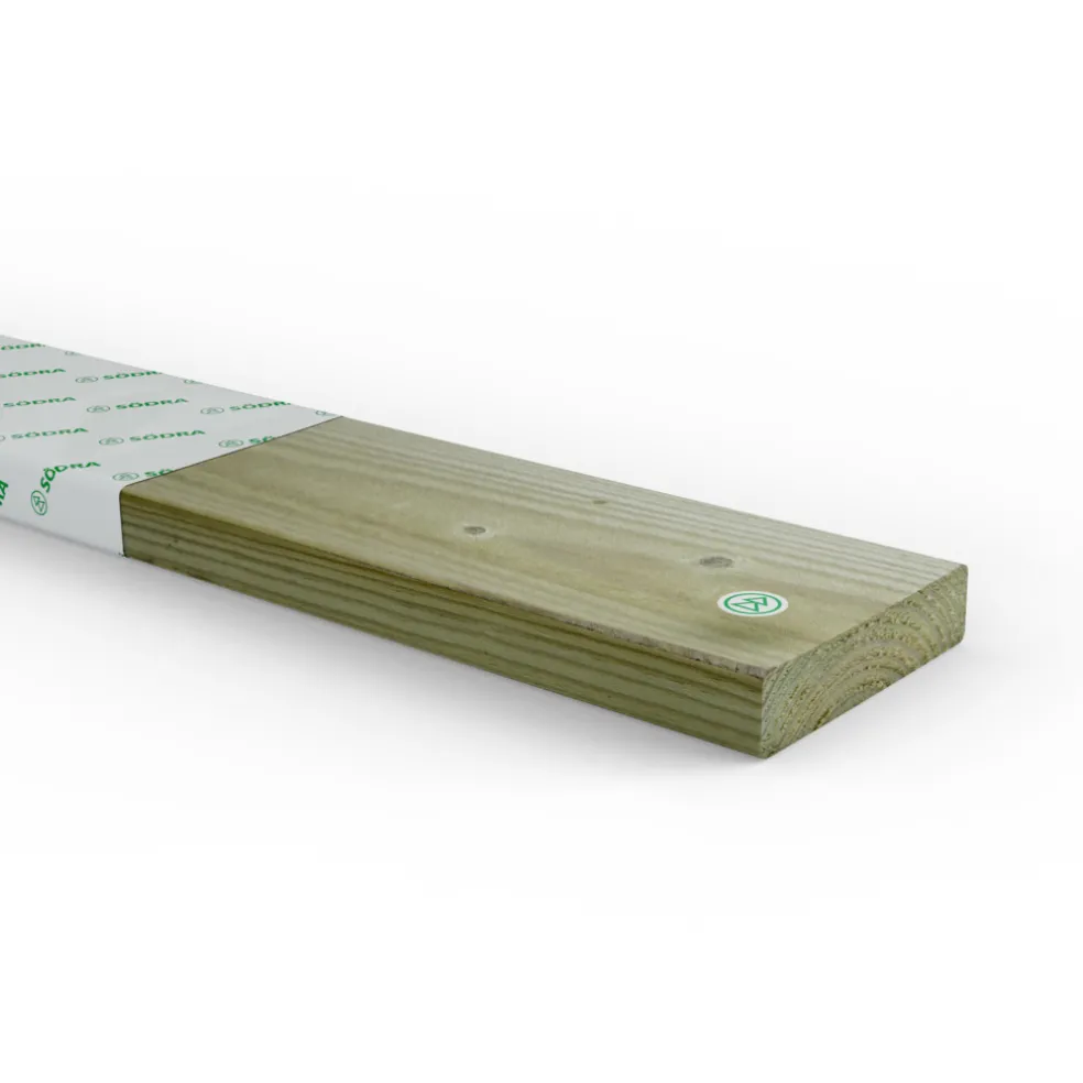 Trall Impregnerad 22 x 95 mm - 3 m Södra Wood