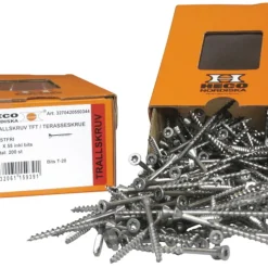 Trallskruv A2 4,2 x 42 mm 200-pack Heco