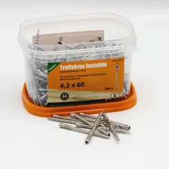 Trallskruv Invisible A4 4,2 x 60 mm 200-pack Heco