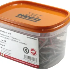 Trallskruv Invisible Protect 4 4,2 x 60 mm 200-pack Heco