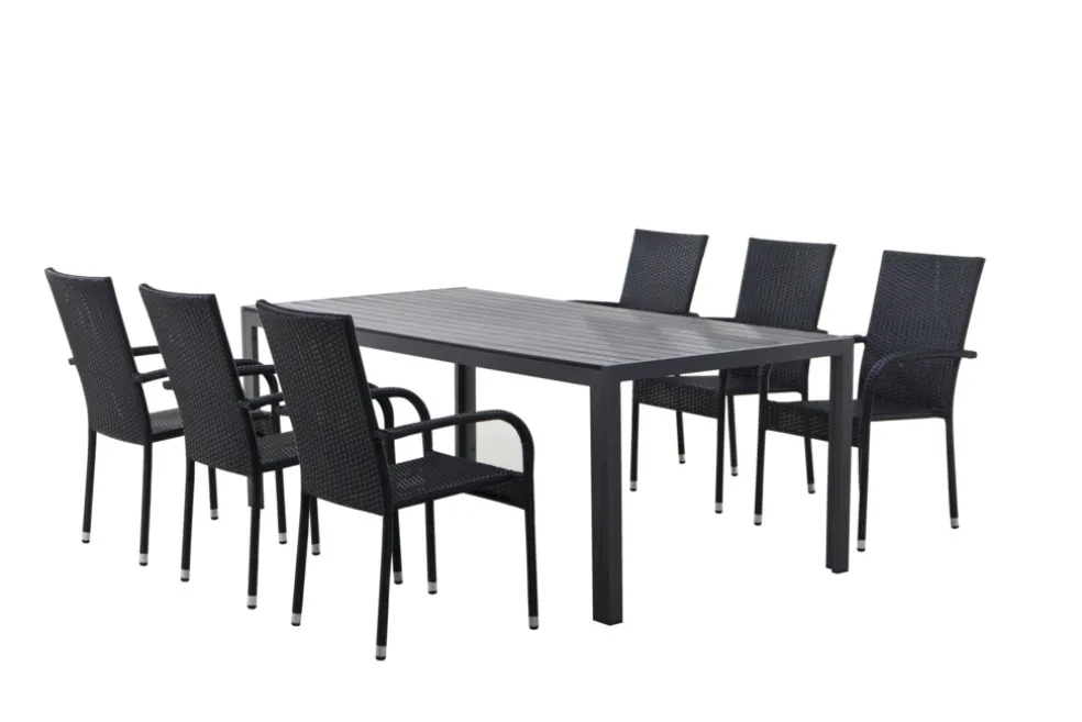 Trädgårdsbord Havanna 205 x 90 cm Sunlife