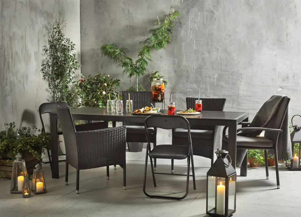 Trädgårdsbord Havanna 205 x 90 cm Sunlife