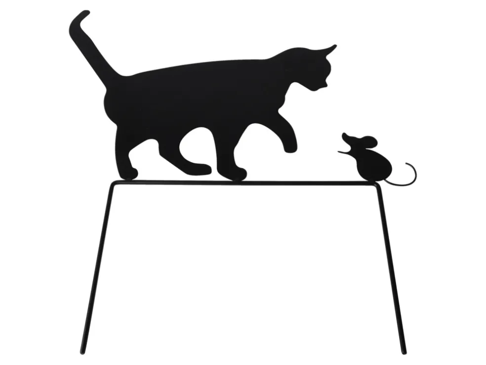 Trädgårdsdekoration Katt 38 x 44 cm
