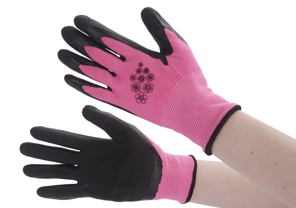 Trädgårdshandske Pink 8