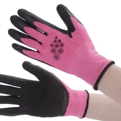 Trädgårdshandske Pink 7