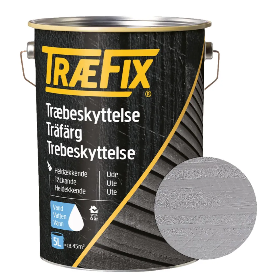 Träfärg Stengrå 5 L Træfix